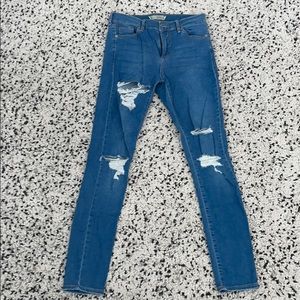 TopShop Moto Leigh Ripped Skinny Jeans